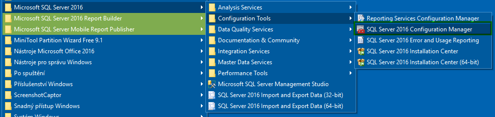 Installing-SQL-Server-2016-Sql-Server-Configuration-Manager-Folder